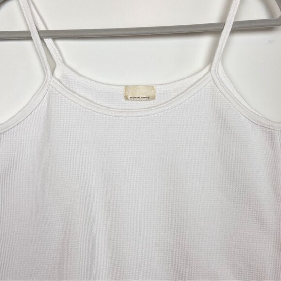 Non-Fiction Homeware Cotton White Tank Top - Picture 2 of 8